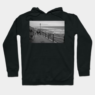 Concrete ramp down to Cromer beach Hoodie